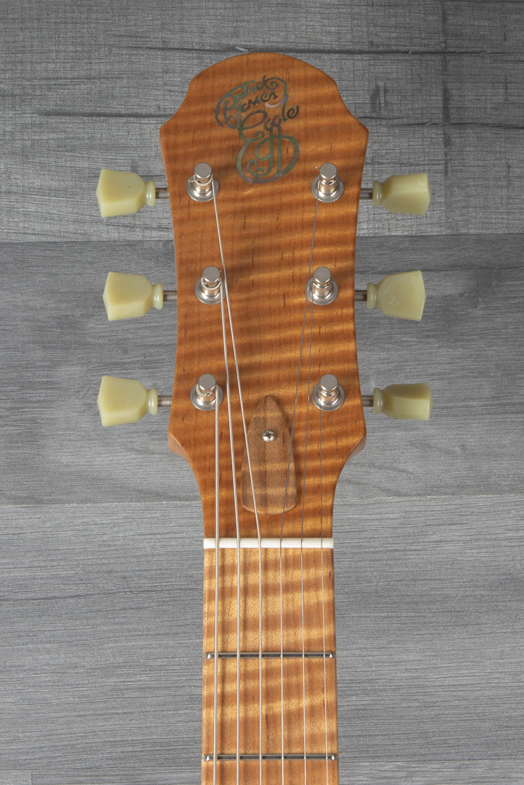 Patrick James Eggle Macon Carved Top SC Electric Guitar (#31116) - Roasted Maple Neck, P90 Pickups