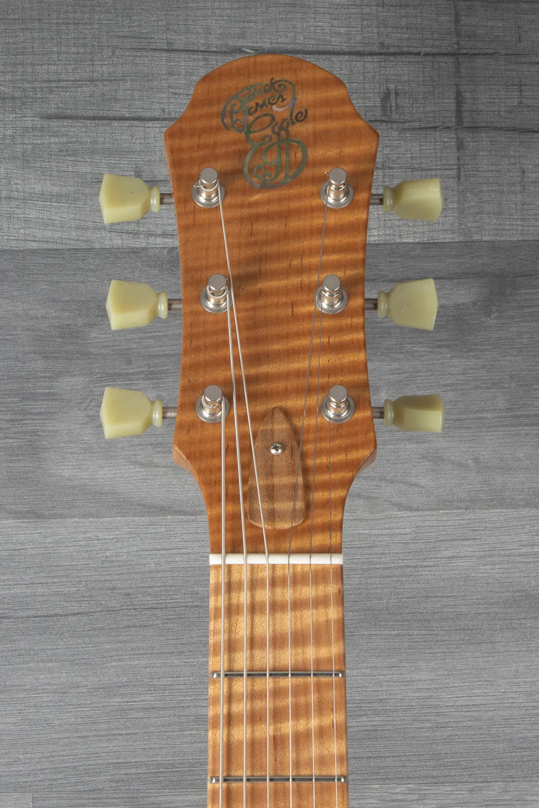 Patrick James Eggle Macon Carved Top SC Electric Guitar (#31116) - Roasted Maple Neck, P90 Pickups