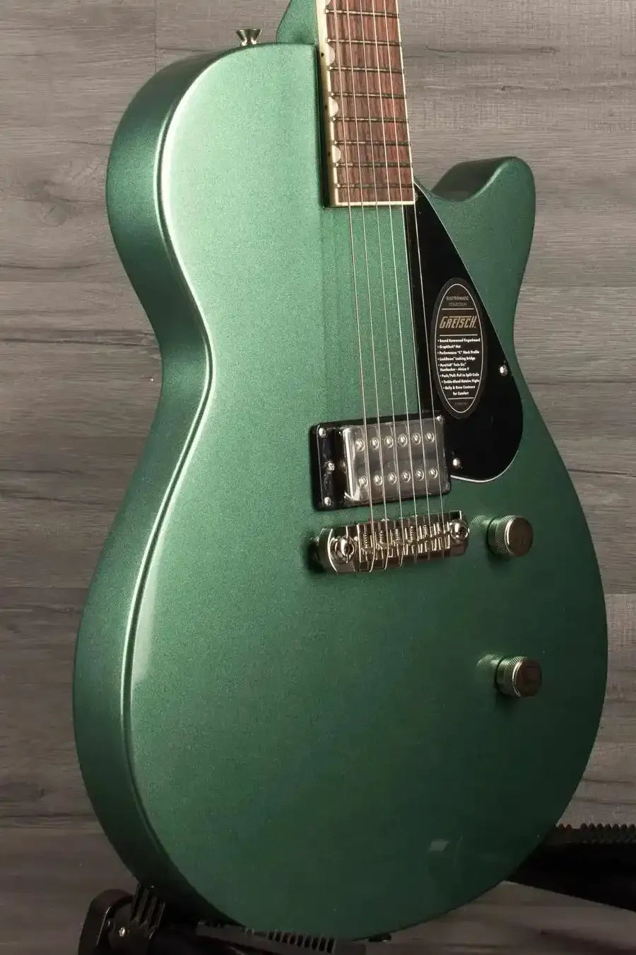 Gretsch Electromatic® Jet™, Club 1  pickup steel Olive green - MusicStreet
