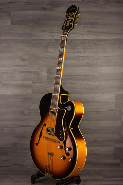 Epiphone Broadway Electric Guitar - Vintage Sunburst, Includes Premium Gig Bag