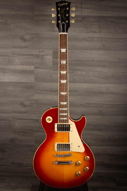 Epiphone 1959 Les Paul Standard Reissue, Deep Cherry Sunburst - inc hard case