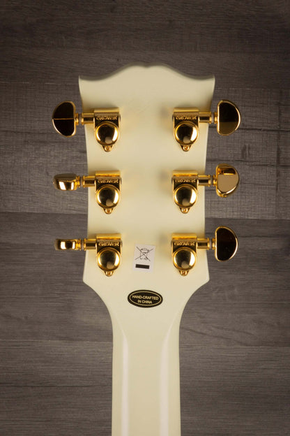 Epiphone 1963 Les Paul SG Custom With Maestro Vibrola Inspired by Gibson Custom, Classic White - inc case