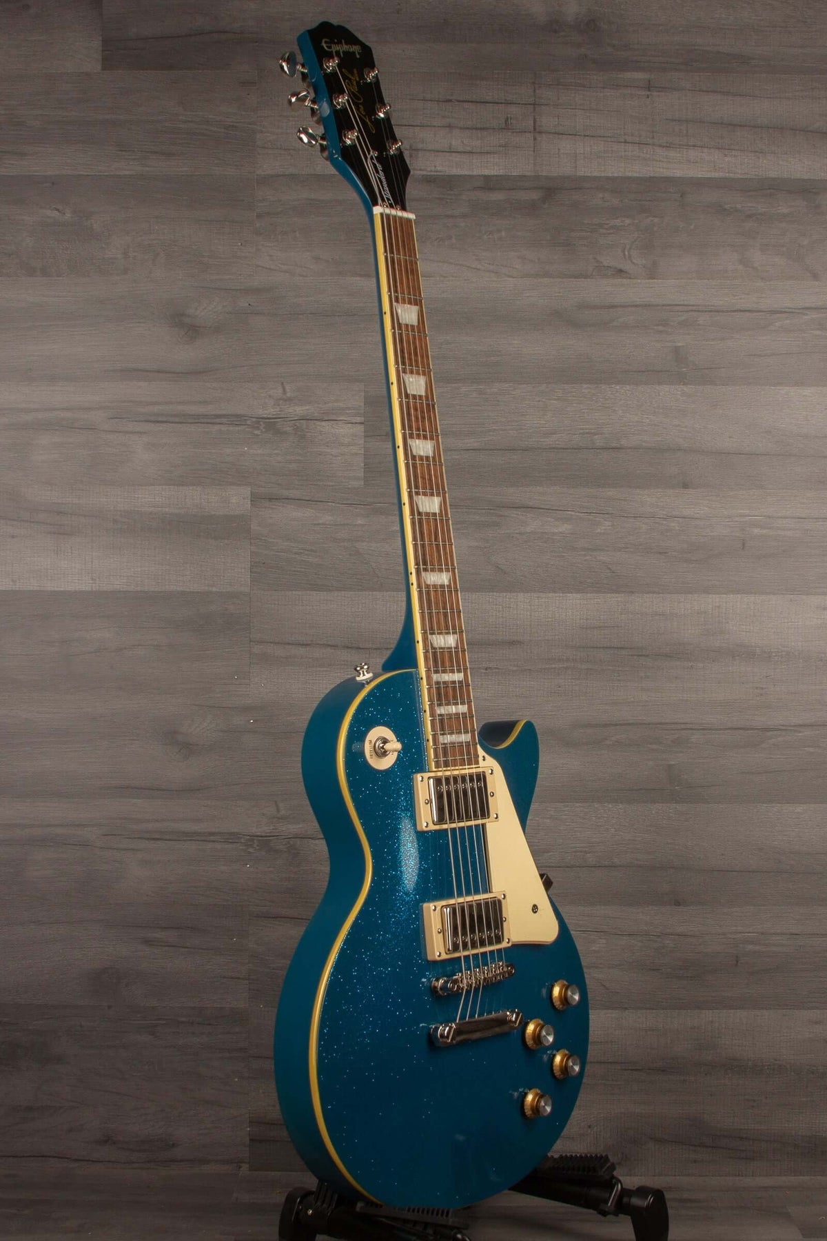 Epiphone Les Paul Standard 60's Brunswick Blue Sparkle (inc premium gig bag) - MusicStreet