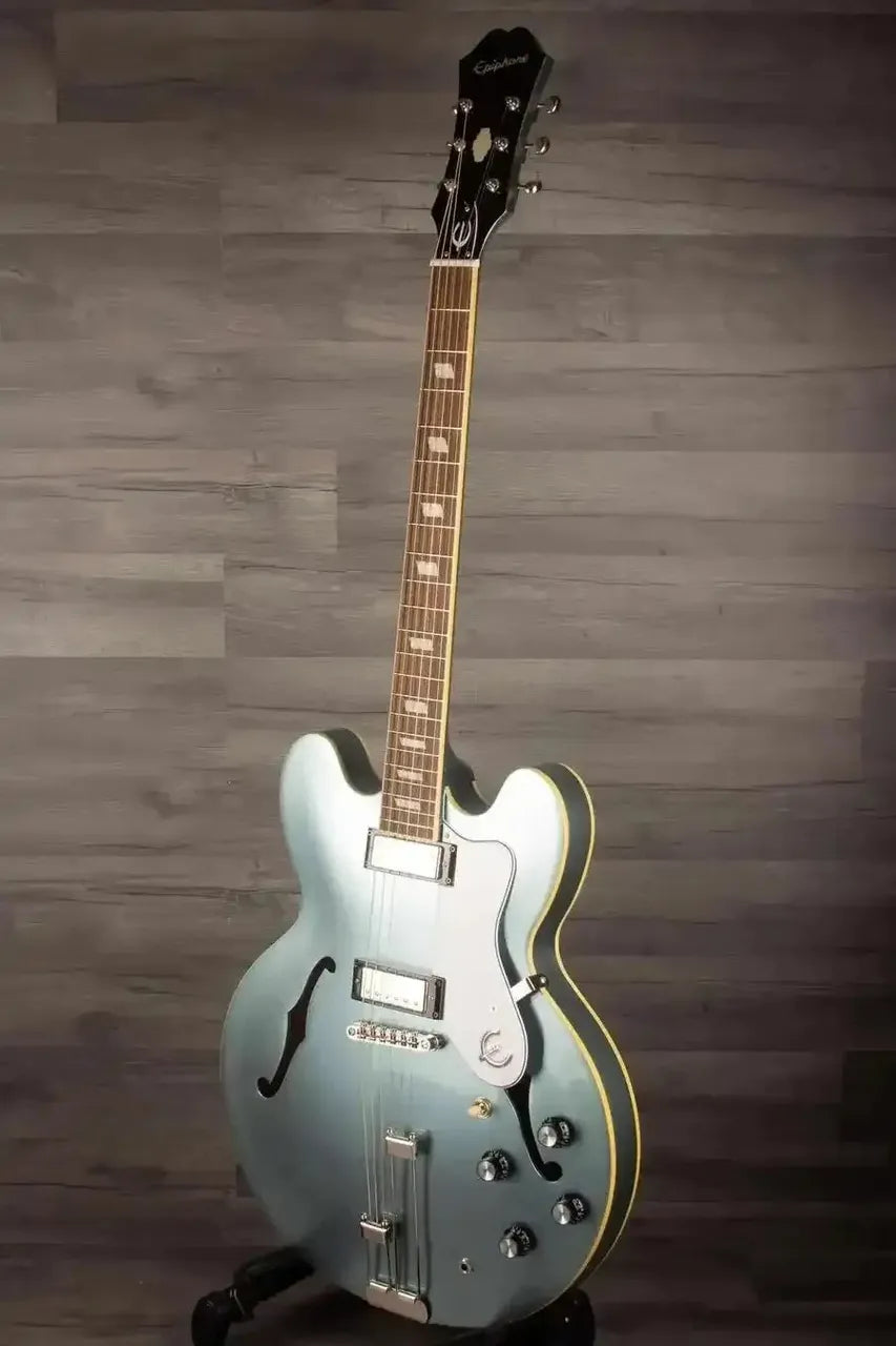 Epiphone Riviera Frequensator Electric Guitar - Pelham Blue - MusicStreet