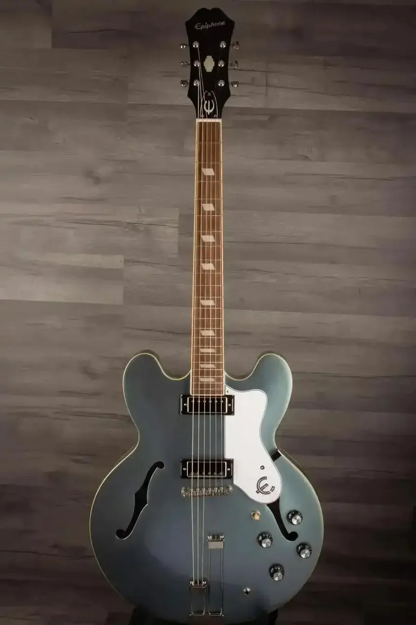 Epiphone Riviera Frequensator Electric Guitar - Pelham Blue - MusicStreet