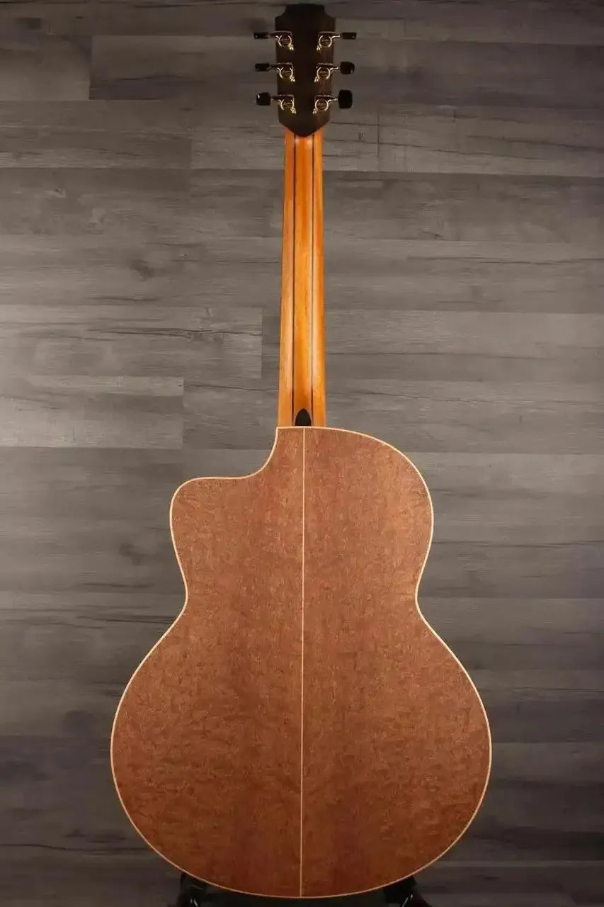 Lowden F-35C Quilted Mahogany / Buckskin Redwood - MusicStreet