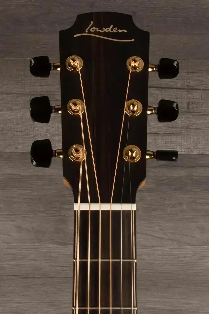 Lowden F-35C Quilted Mahogany / Buckskin Redwood - MusicStreet