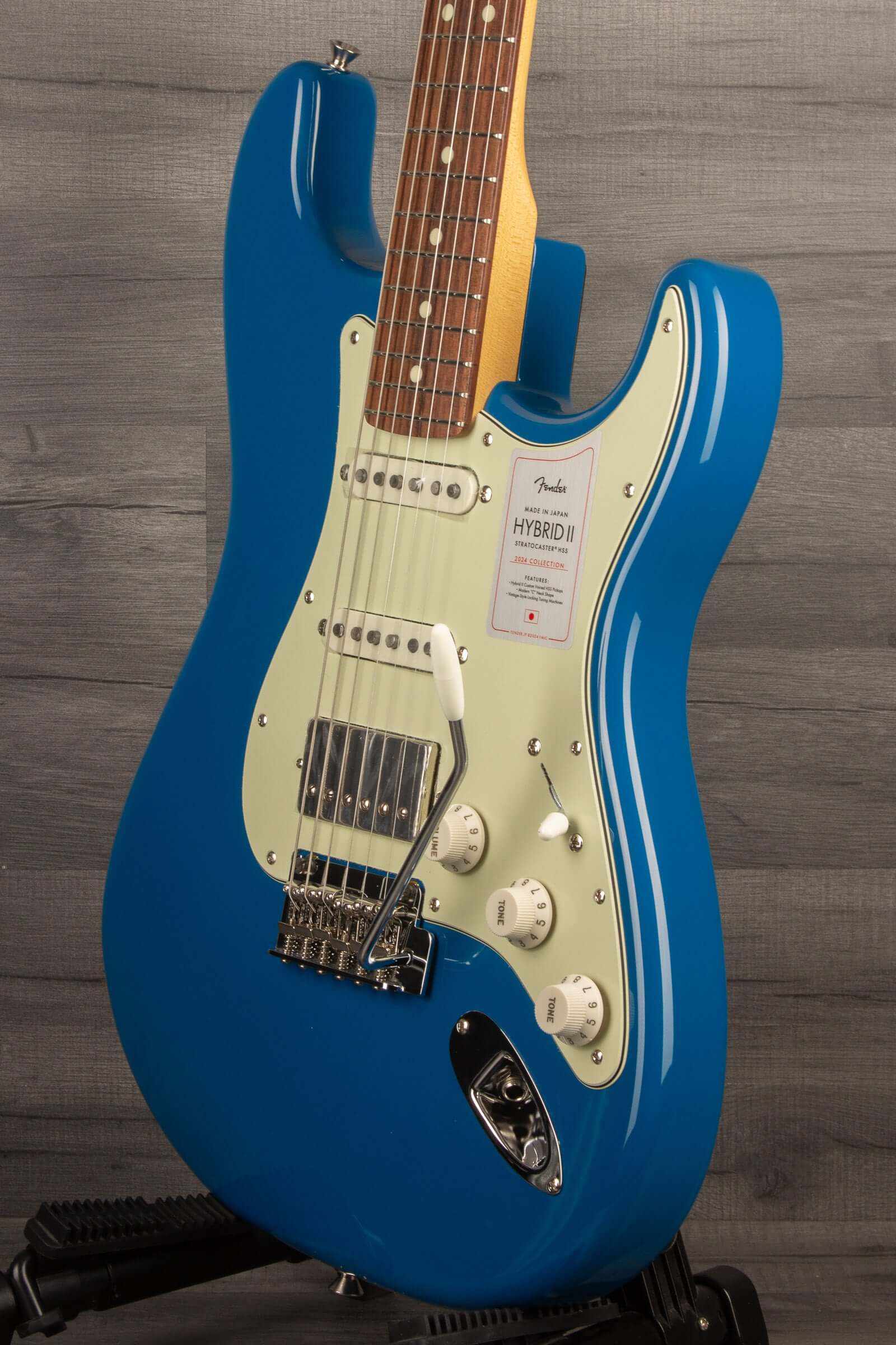 Fender Japanese Ltd 2024 HYBRID II STRAT HSS Electric Guitar RW - Forest Blue