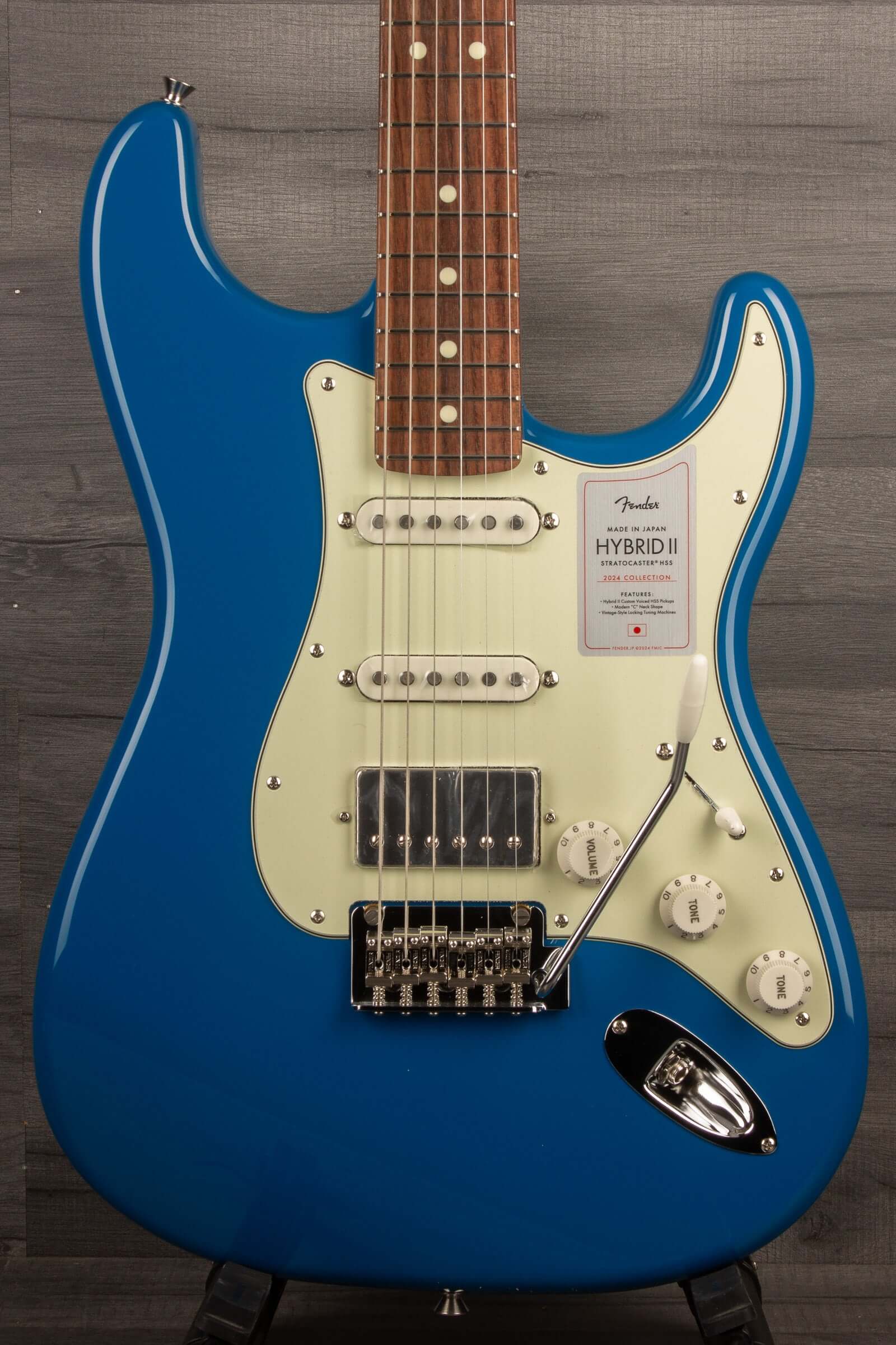 Fender Japanese Ltd 2024 HYBRID II STRAT HSS Electric Guitar RW - Forest Blue