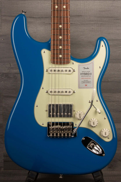 Fender Japanese Ltd 2024 HYBRID II STRAT HSS Electric Guitar RW - Forest Blue