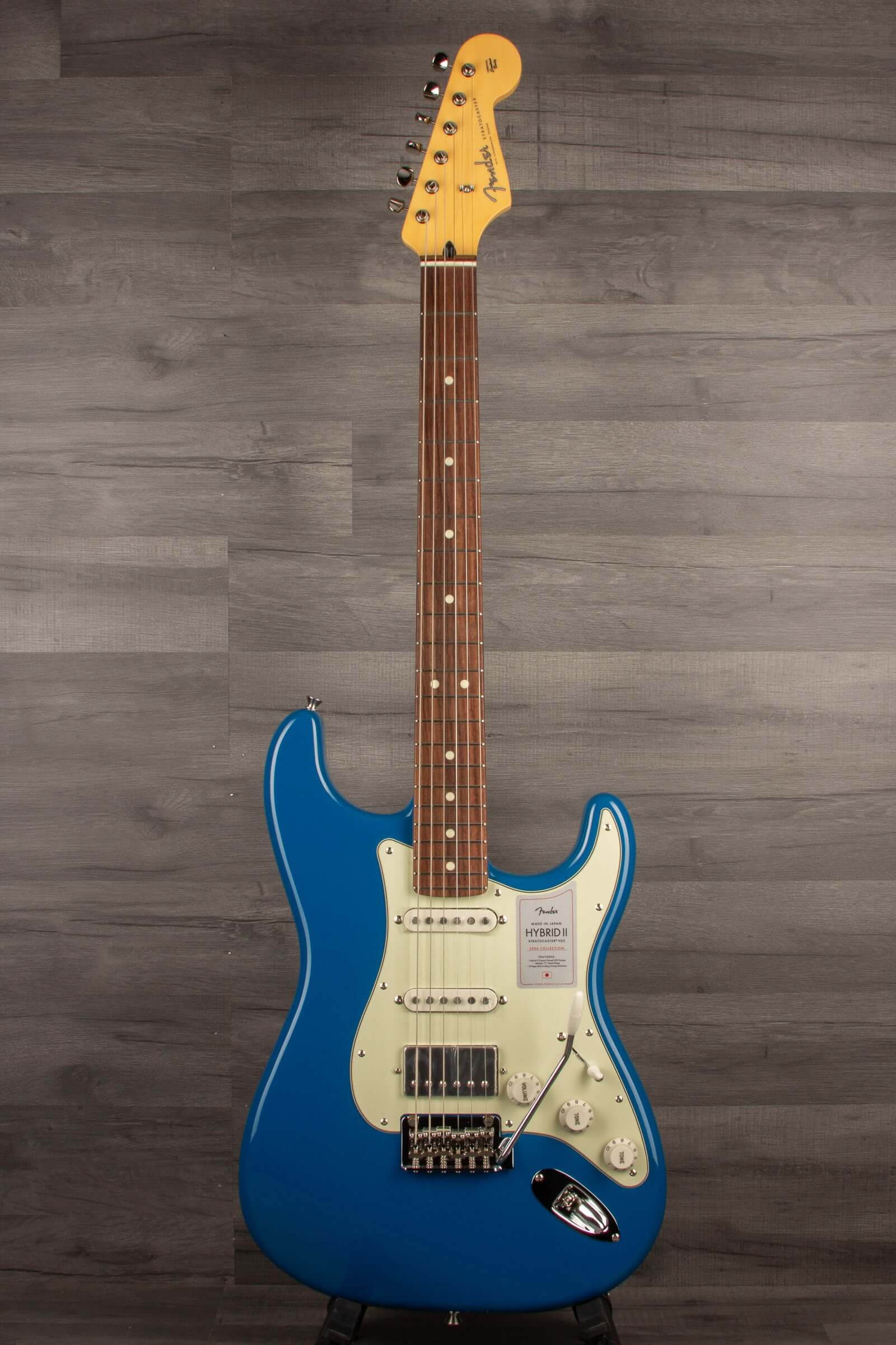 Fender Japanese Ltd 2024 HYBRID II STRAT HSS Electric Guitar RW - Forest Blue