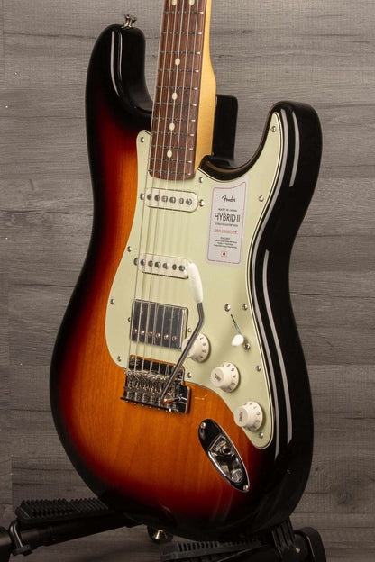 Fender Japanese Ltd 2024 HYBRID II STRAT HSS Electric Guitar RW - Sunburst