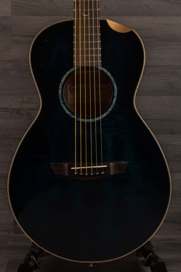 Faith BLUE MOON Series Mercury E Scoop Inc Case showcasing its unique blue tone and exquisite design.