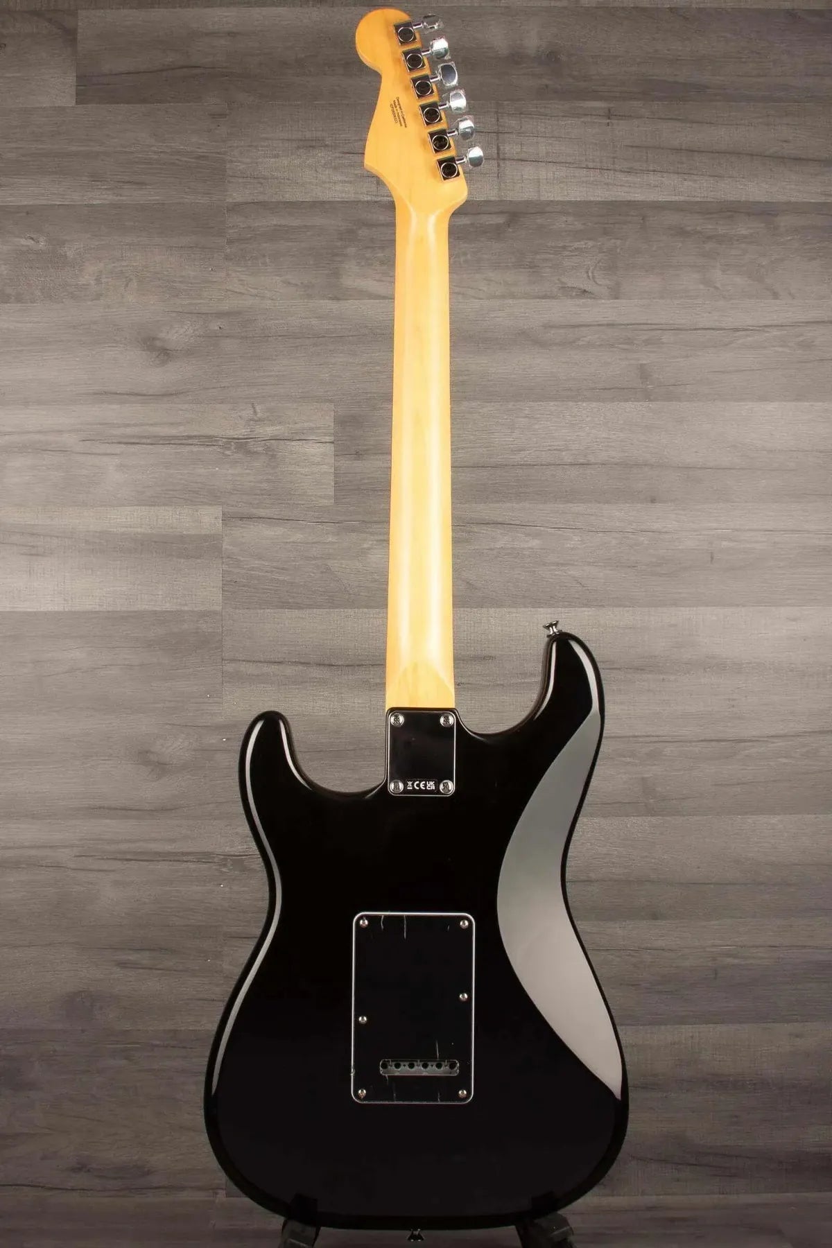 Fender Standard Stratocaster® HSS, Laurel Fingerboard, Black Pickguard, Black - MusicStreet