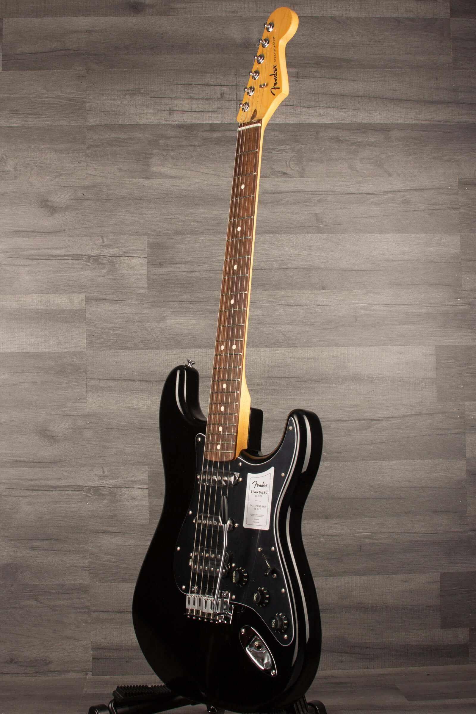 Fender Standard Stratocaster® HSS, Laurel Fingerboard, Black Pickguard, Black