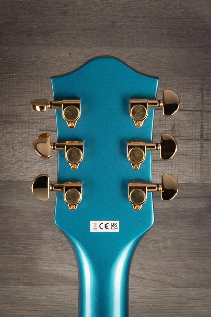 Gretsch G2655TG Streamliner™ Center Block Jr. Double-Cut with Bigsby® LTD, Laurel Fingerboard, Riviera Blue