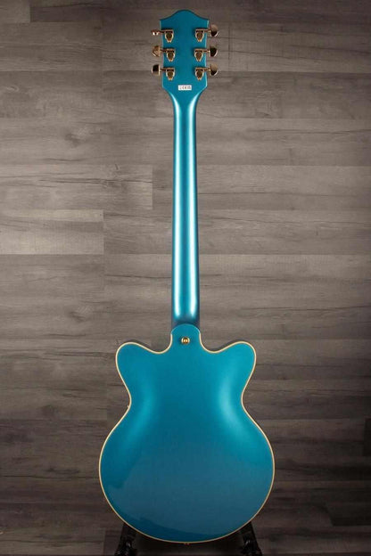 Gretsch G2655TG Streamliner™ Center Block Jr. Double-Cut with Bigsby® LTD, Laurel Fingerboard, Riviera Blue