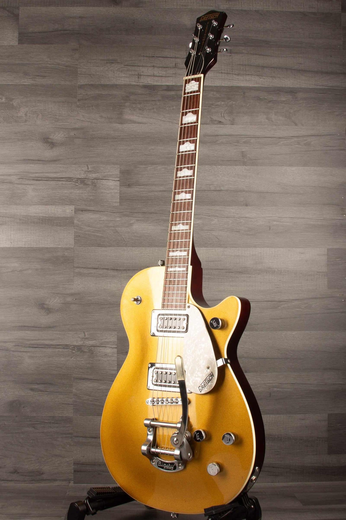 USED - Gretsch G5438T Electromatic, Pro Jet Sparkling gold. - MusicStreet