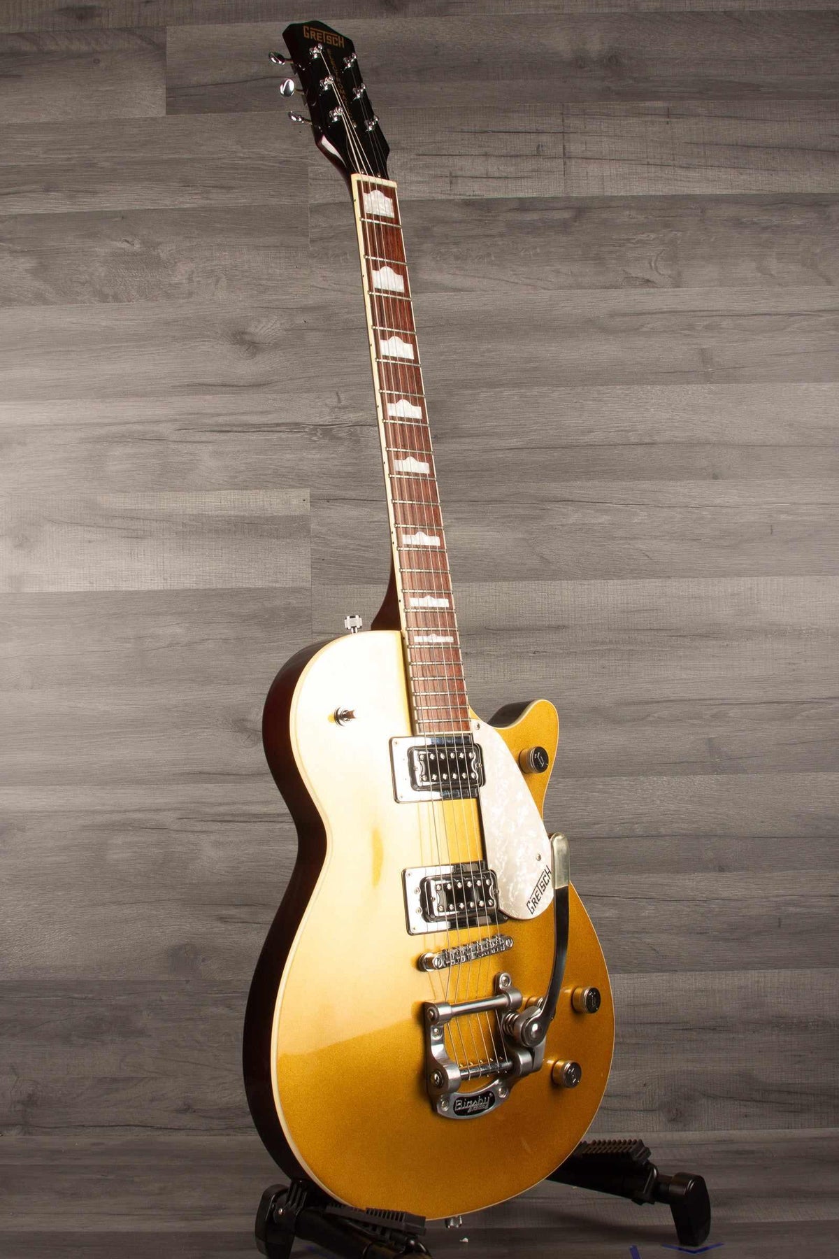 USED - Gretsch G5438T Electromatic, Pro Jet Sparkling gold. - MusicStreet