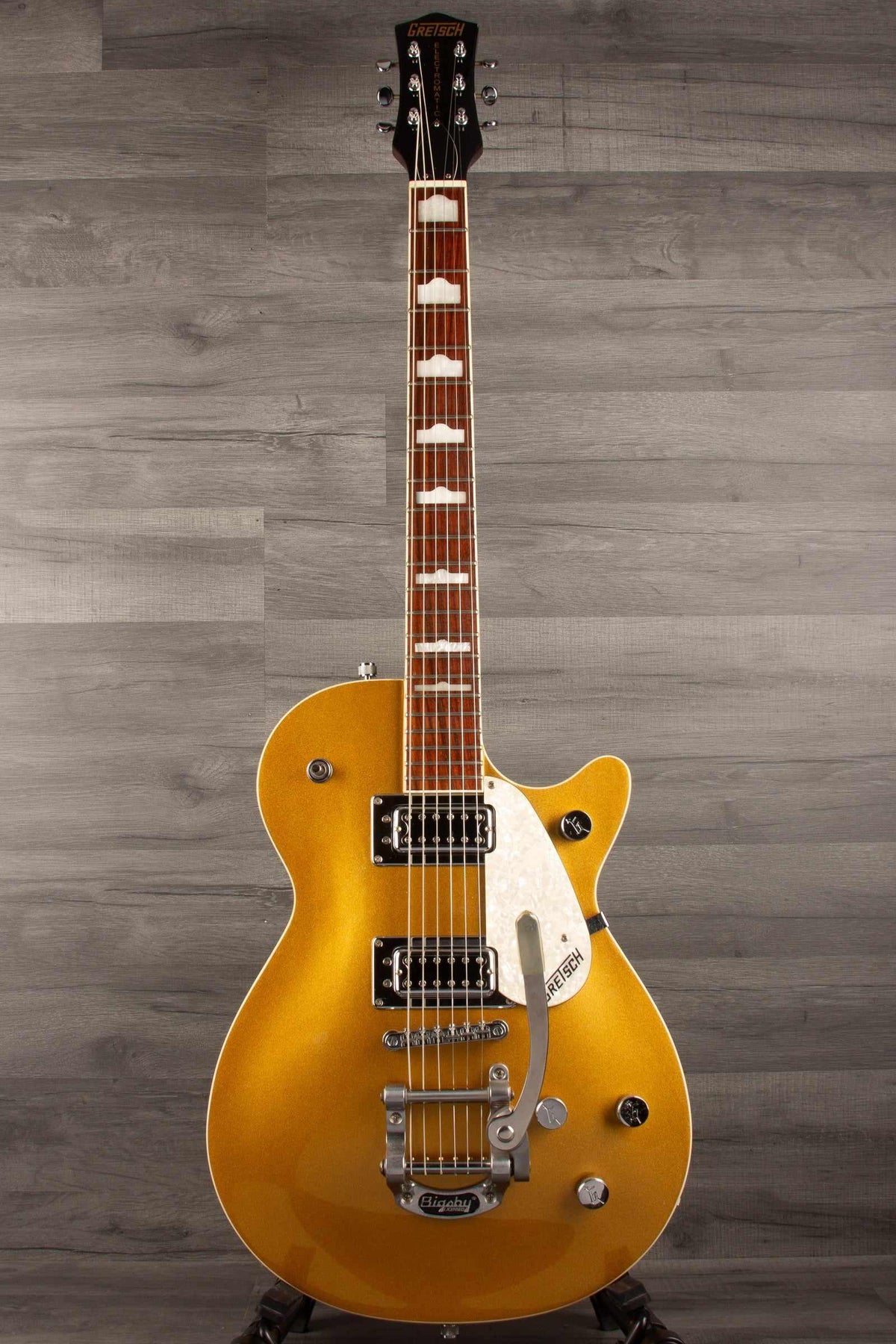 USED - Gretsch G5438T Electromatic, Pro Jet Sparkling gold. - MusicStreet