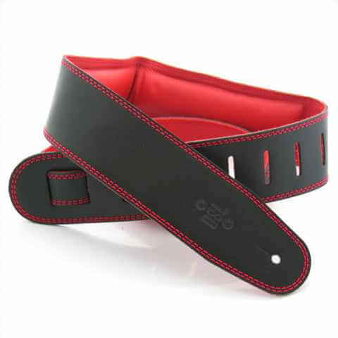 Dsl Geg25-15-6 2.5″ Padded Garment Black/Red - MusicStreet