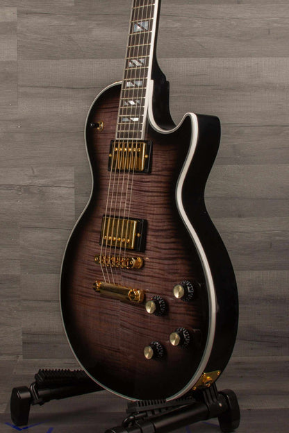 Gibson Les Paul Modern Supreme Electric Guitar - Trans Ebony Burst