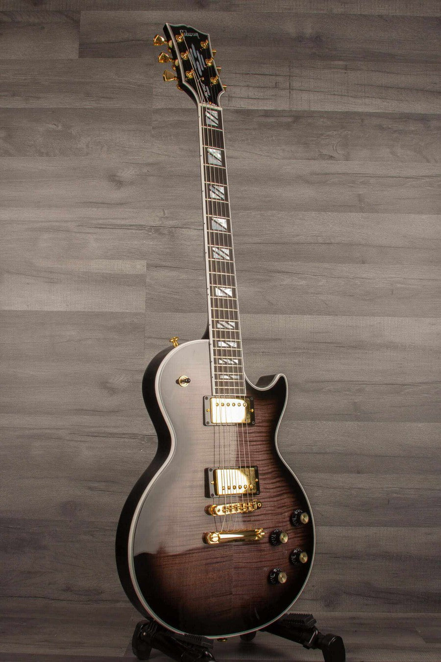 Gibson Les Paul Modern Supreme Electric Guitar - Trans Ebony Burst