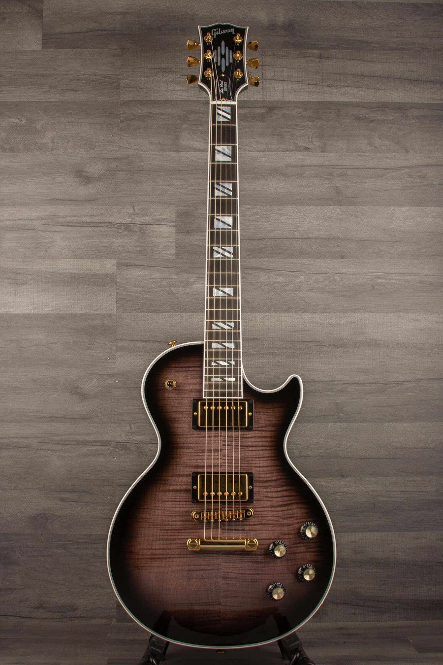 Gibson Les Paul Modern Supreme Electric Guitar - Trans Ebony Burst