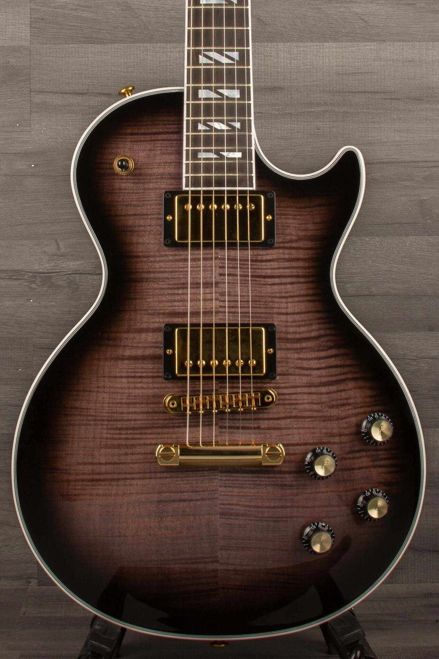 Gibson Les Paul Modern Supreme Electric Guitar - Trans Ebony Burst