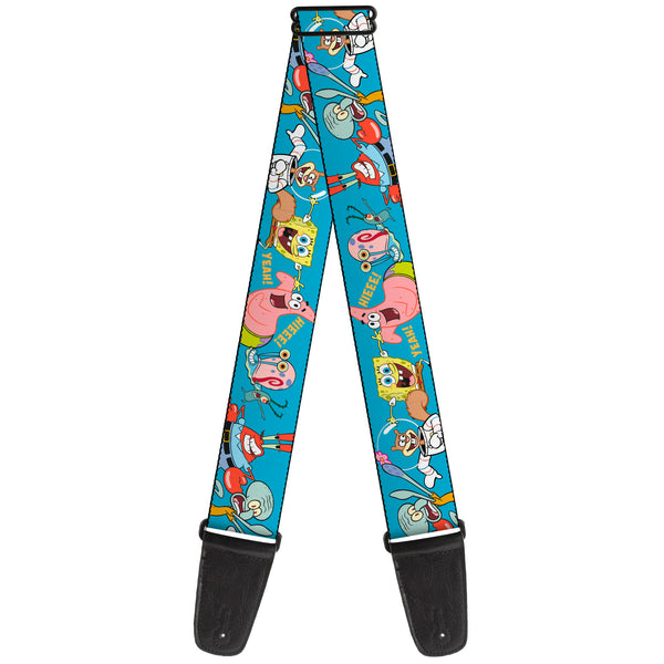 Buckle Down Spongebob and friends Guitar Strap - MusicStreet