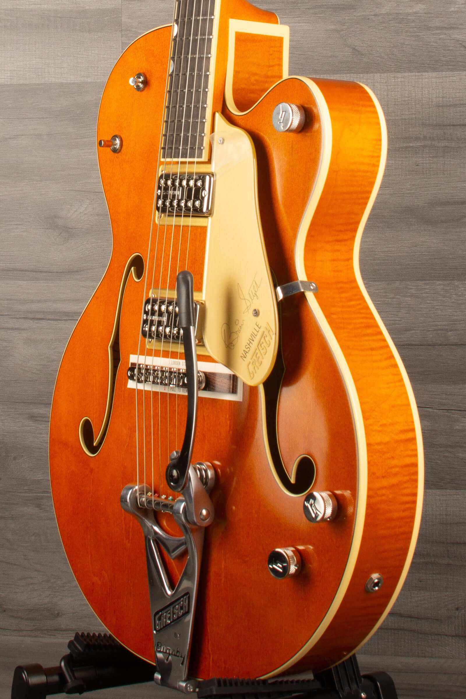 Gretsch G6120T-BSNV SMK Brian Setzer Nashville Hollow Body '59 Electric Guitar - Smoke
