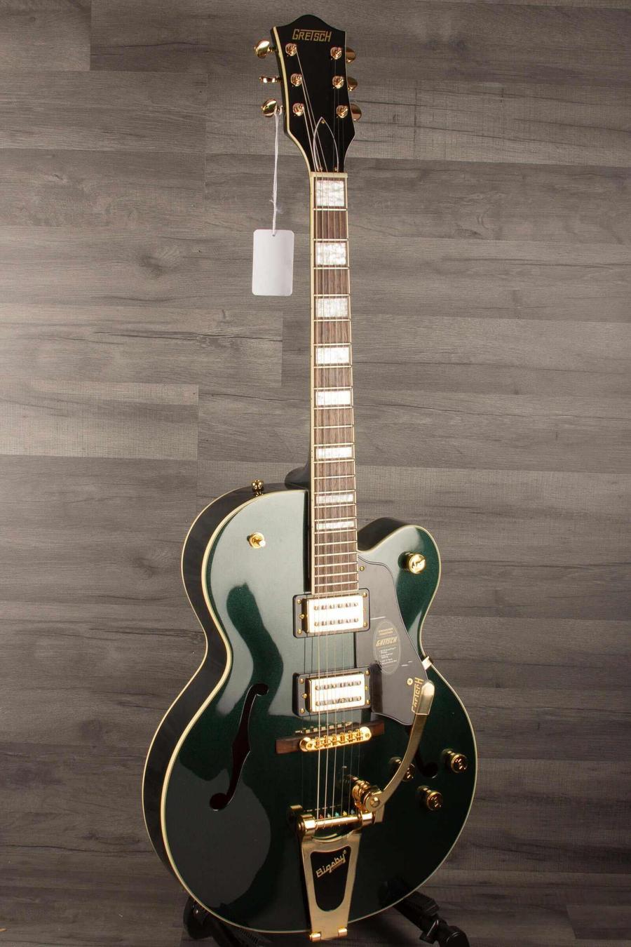 Gretsch G2420TG Streamliner™ Hollow Body with Bigsby® LTD, Laurel Fingerboard, Broad'Tron™ BT-3S Pickups, Cadillac Green - MusicStreet