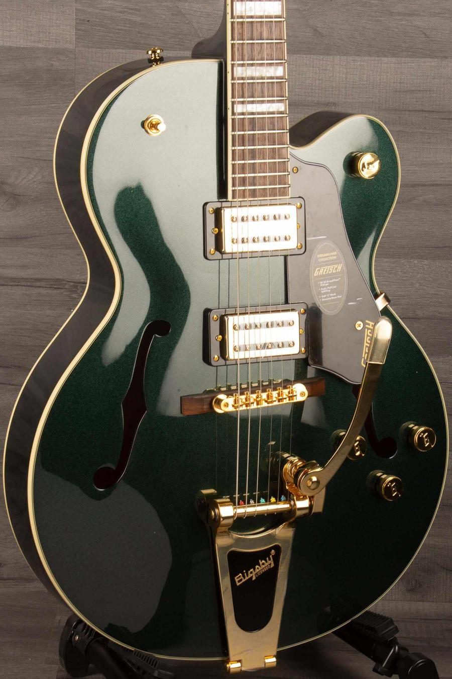 Gretsch G2420TG Streamliner™ Hollow Body with Bigsby® LTD, Laurel Fingerboard, Broad'Tron™ BT-3S Pickups, Cadillac Green - MusicStreet