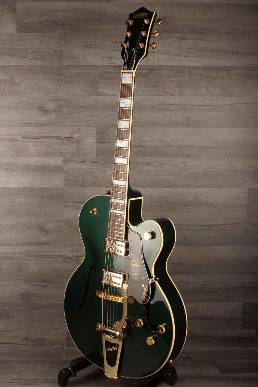 Gretsch G2420TG Streamliner™ Hollow Body with Bigsby® LTD, Laurel Fingerboard, Broad'Tron™ BT-3S Pickups, Cadillac Green - MusicStreet