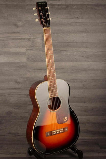 Gretsch  Jim Dandy™ Parlor, Walnut Fingerboard, Black Pickguard, Deep Cherry Burst