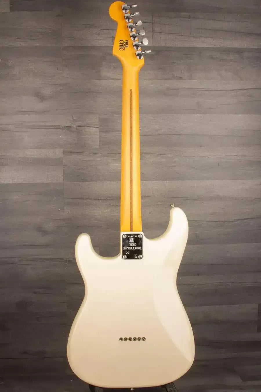 Fender Nile Rodgers Hitmaker Stratocaster® Electric Guitar, Maple Fingerboard - Olympic White
