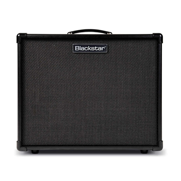 Blackstar IDX:100 high power digital combo amplifier front view with sleek black design