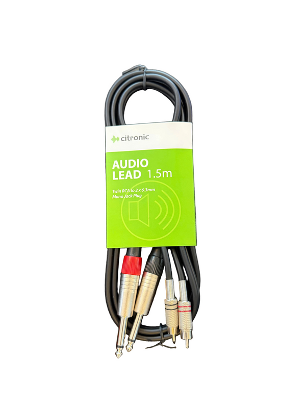 Citronic Mono jack - RCA 1.5M