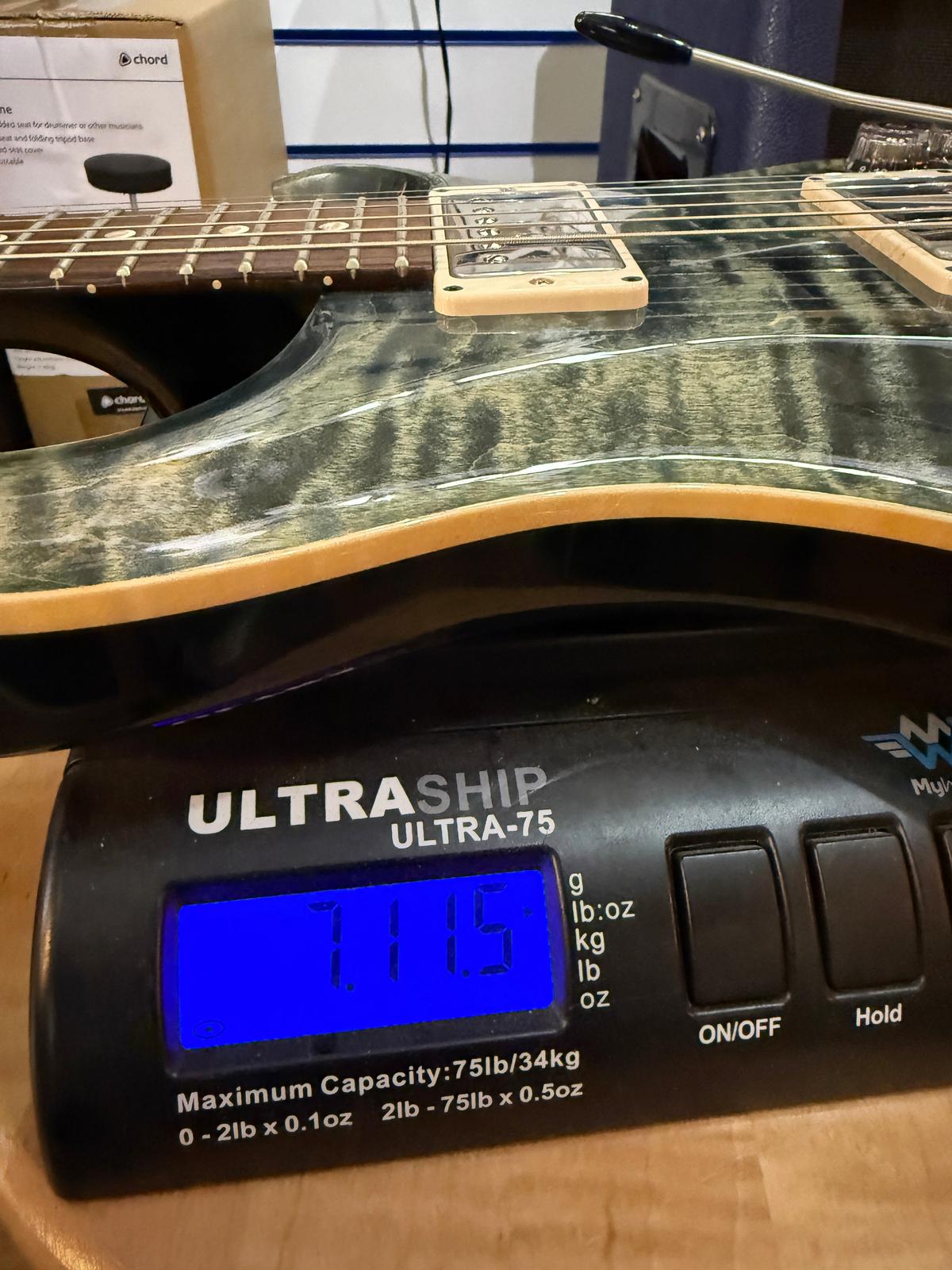 USED -  2016 PRS DGT Moons,  Faded Whale Blue s#227277