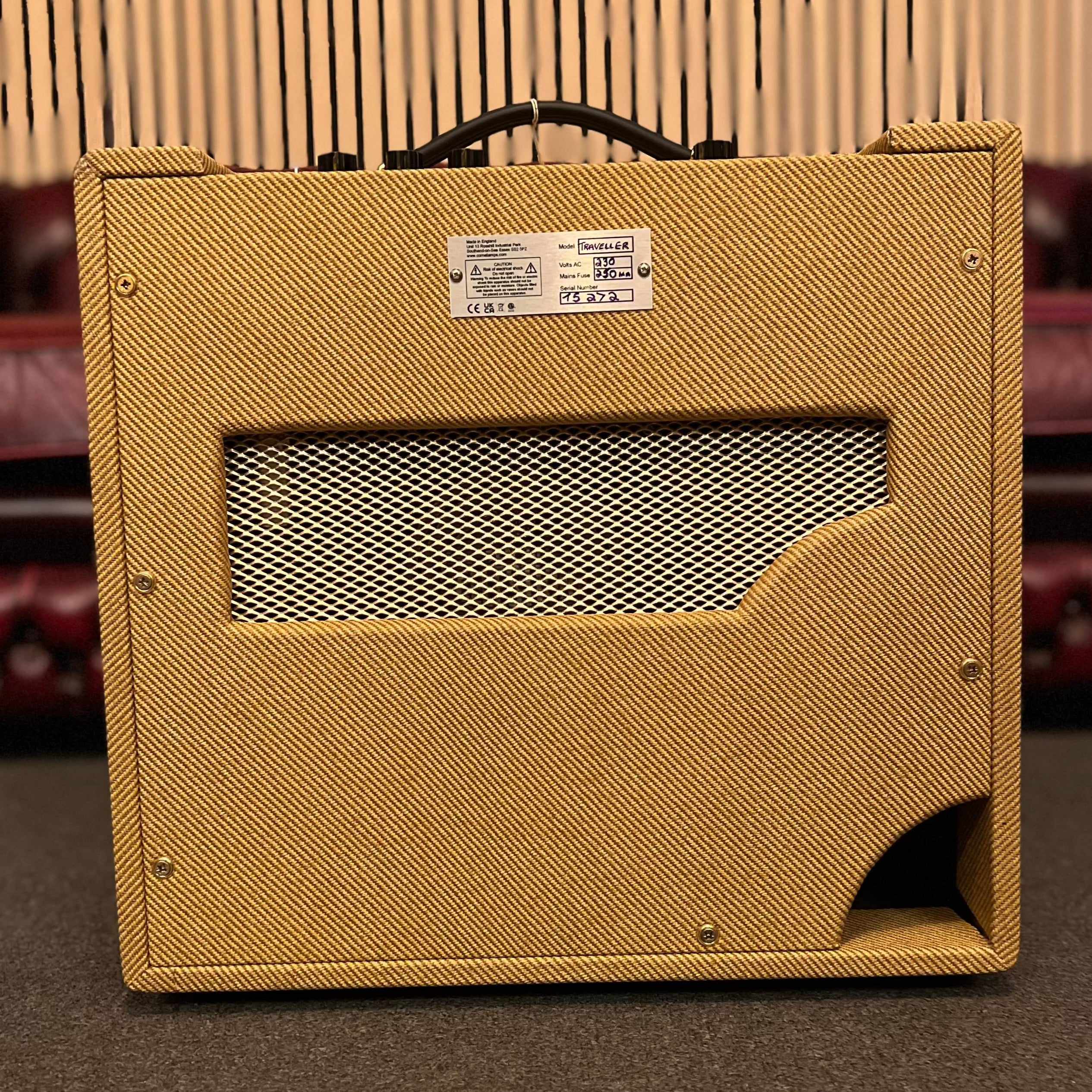 Cornell Guitar Amplifier - Traveller 5 Combo (Tweed Finish)