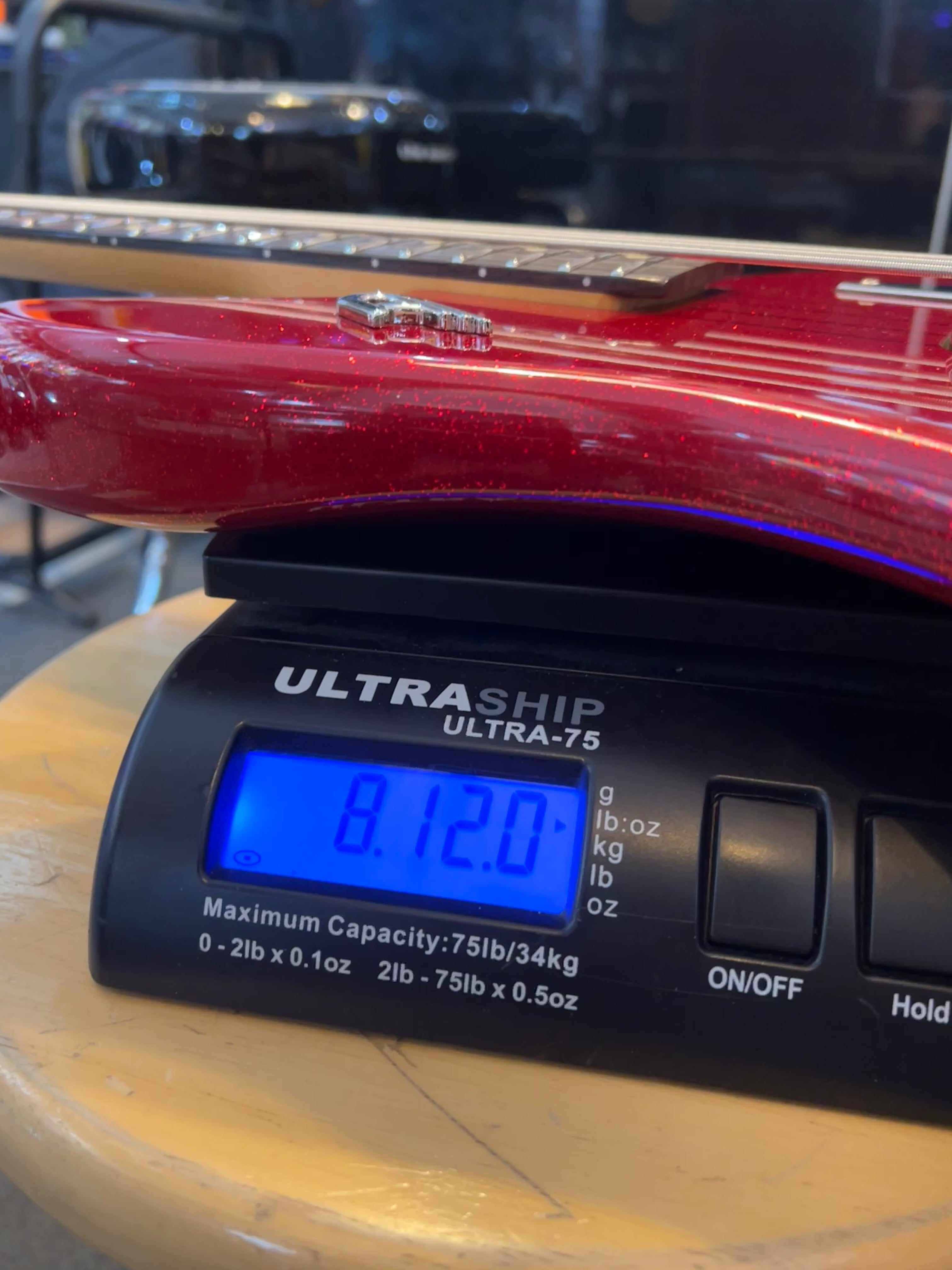 Duesenberg Kavalier Bass Guitar - Sparkle Red