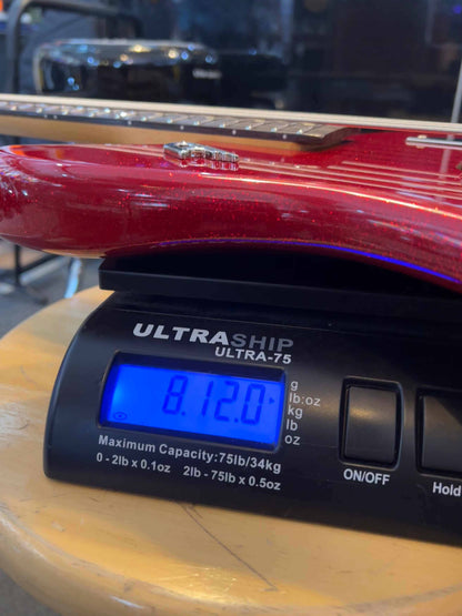 Duesenberg Kavalier Bass Guitar - Sparkle Red