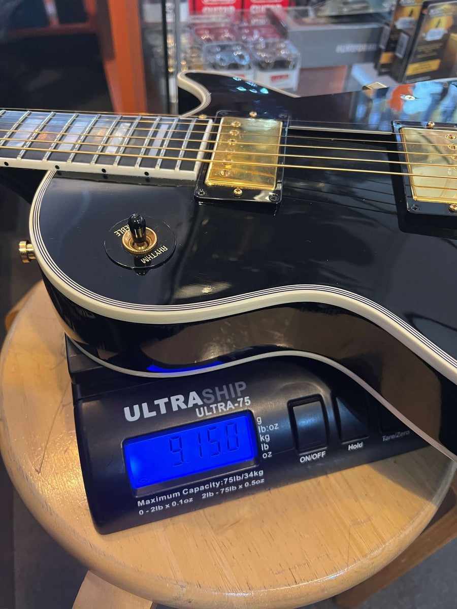 USED - Gibson Les Paul Custom Electric Guitar Black - 2007