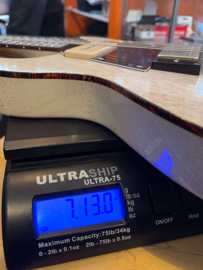 Patrick James Eggle Anniversary DC Electric Guitar - Grained Blonde