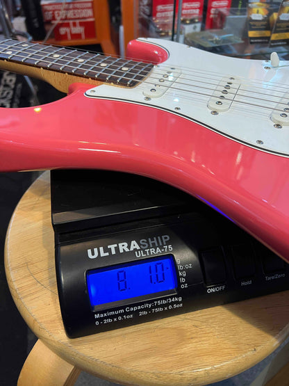 USED 2022 Fender Custom Shop '59 NOS Stratocaster Electric Guitar - Faded Fiesta Red