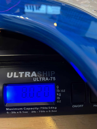 USED - Fender Custom Shop NOS Stratocaster Sapphire blue transparent