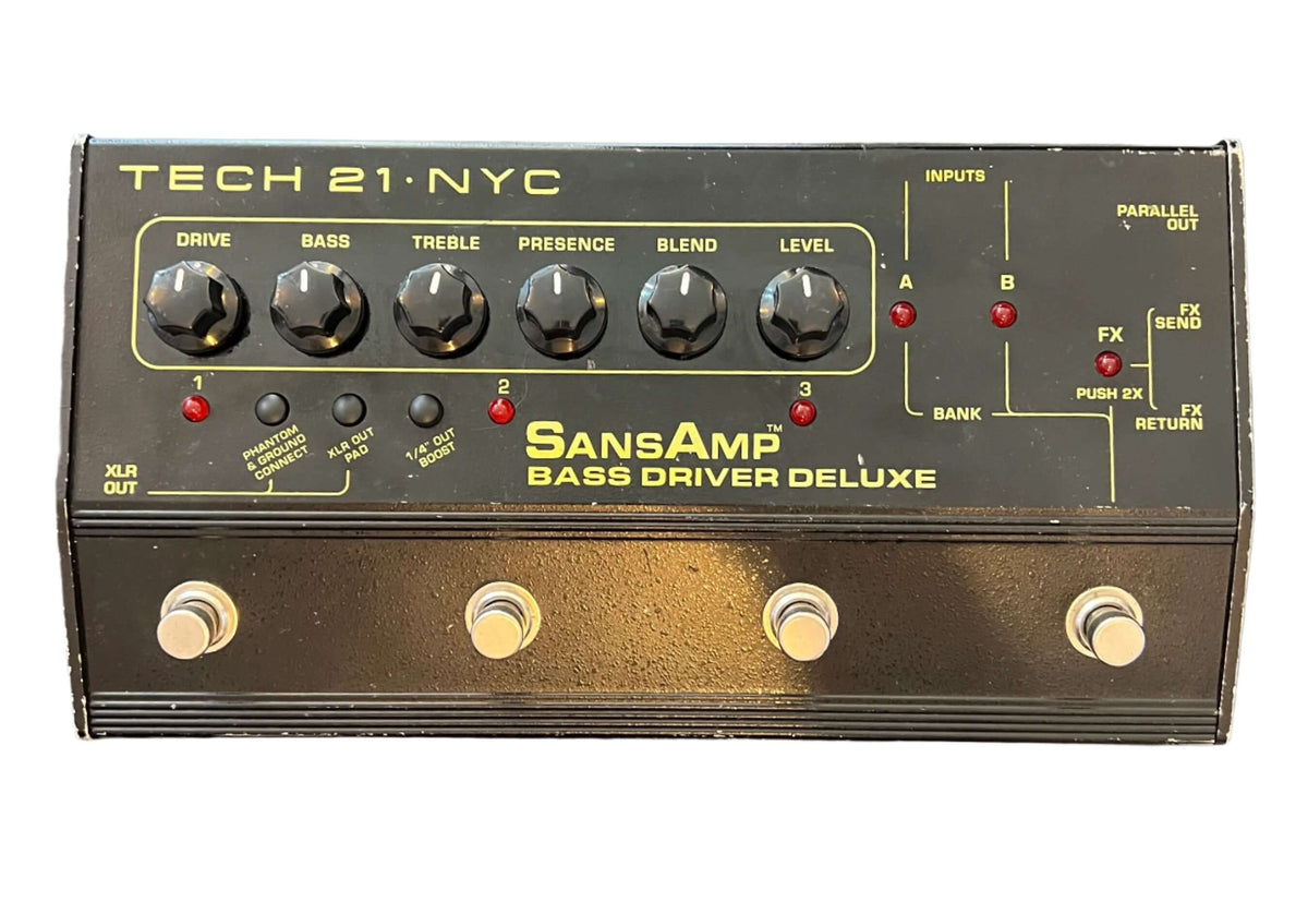 USED - Tech 21 SansAmp Bass Drive Deluxe - MusicStreet