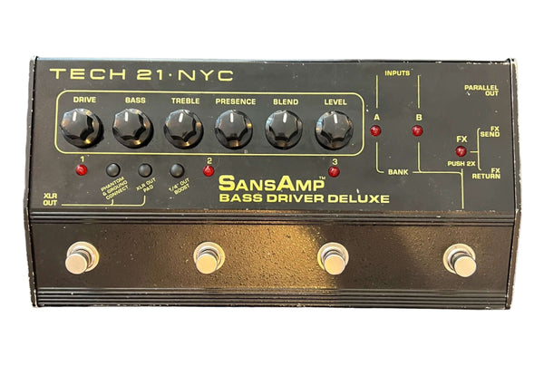 USED - Tech 21 SansAmp Bass Drive Deluxe - MusicStreet