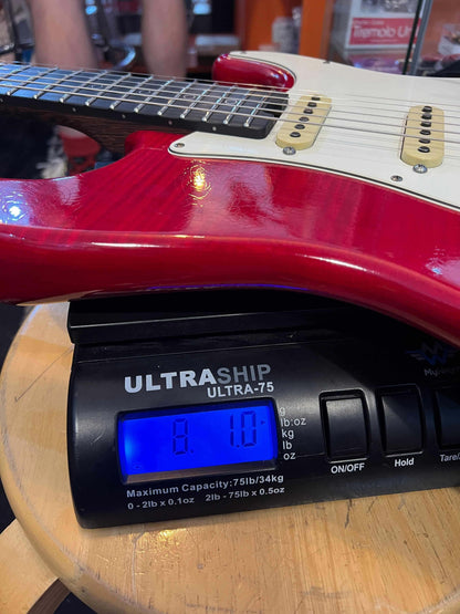 Schecter Nick Johnston Trad Flame Top Wembley Nitro USA - Atomic Fire