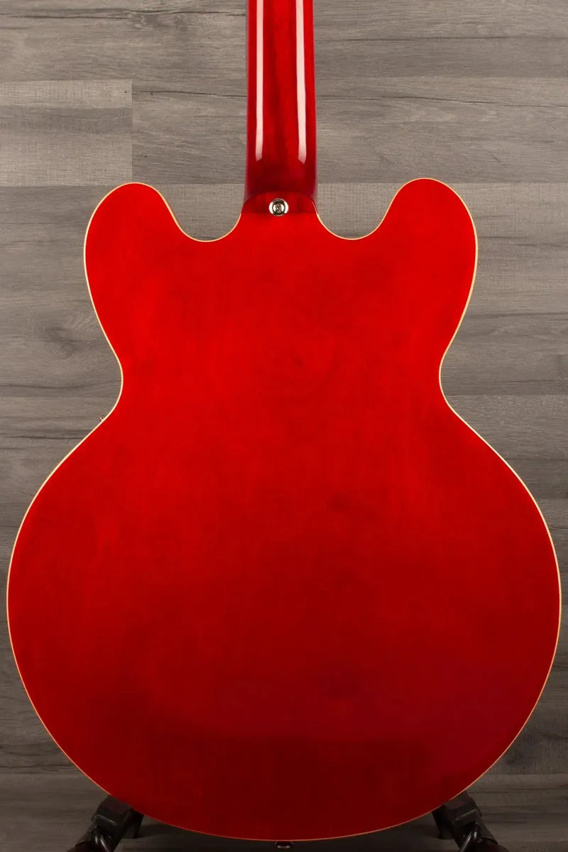 Epiphone Inspired by Gibson Custom 1962 ES-335 Reissue Semi-Hollow  Electric Guitar in Sixties Cherry